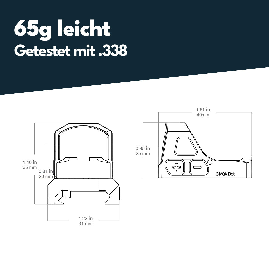 Vector Optics SCRD-73 Frenzy-S 1x17x21 GenII