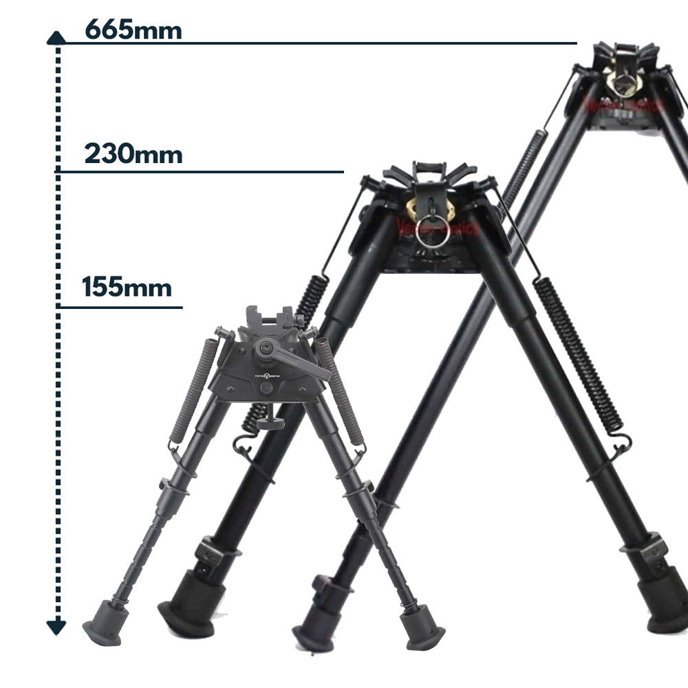 Vector Optics Rokstad Swivel Bipod aus Aluminium in verschiedenen Höhe ...
