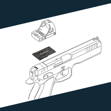 Vector Optics SCFRM-21 Universal Montageplatte für CZ Shadow, Shadow 2 und SP-01