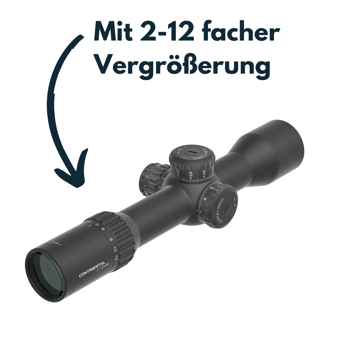Vector Optics SCFF-67 Continental x6 2-12x44 CTR