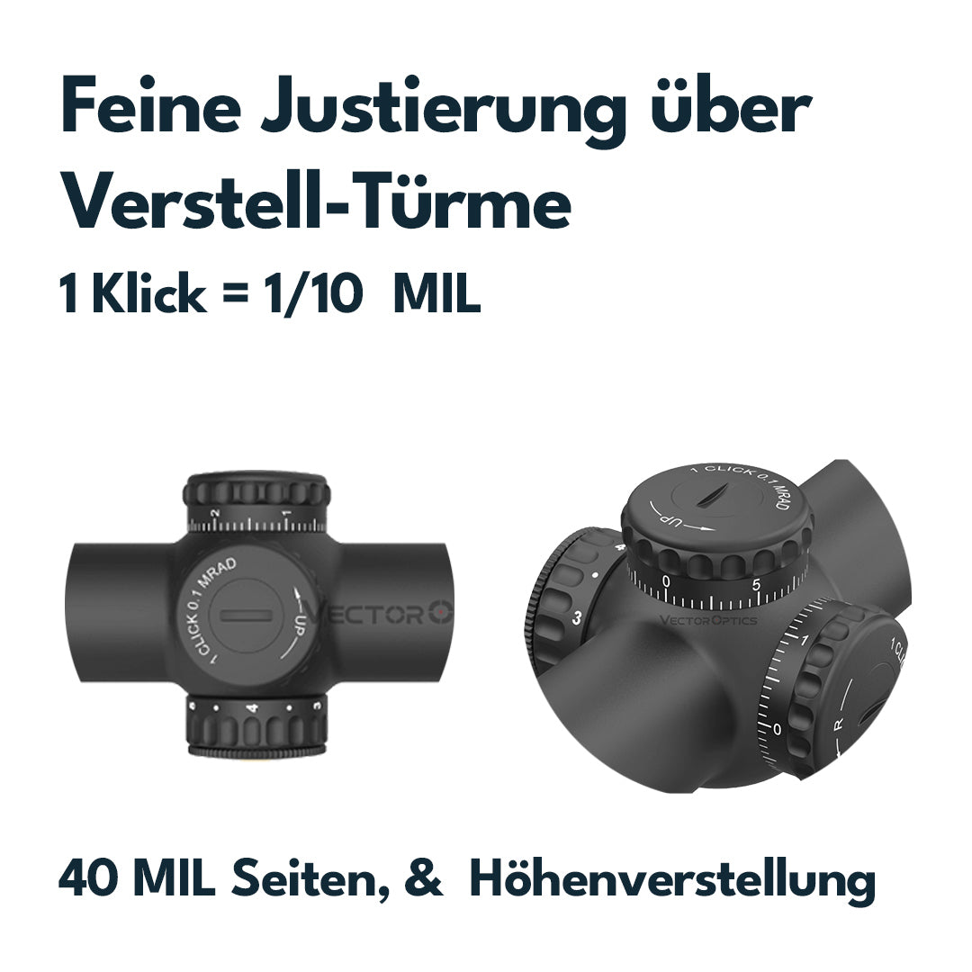 Vector Optics SCOC-44 Continental x6 1-6x24i Fiber