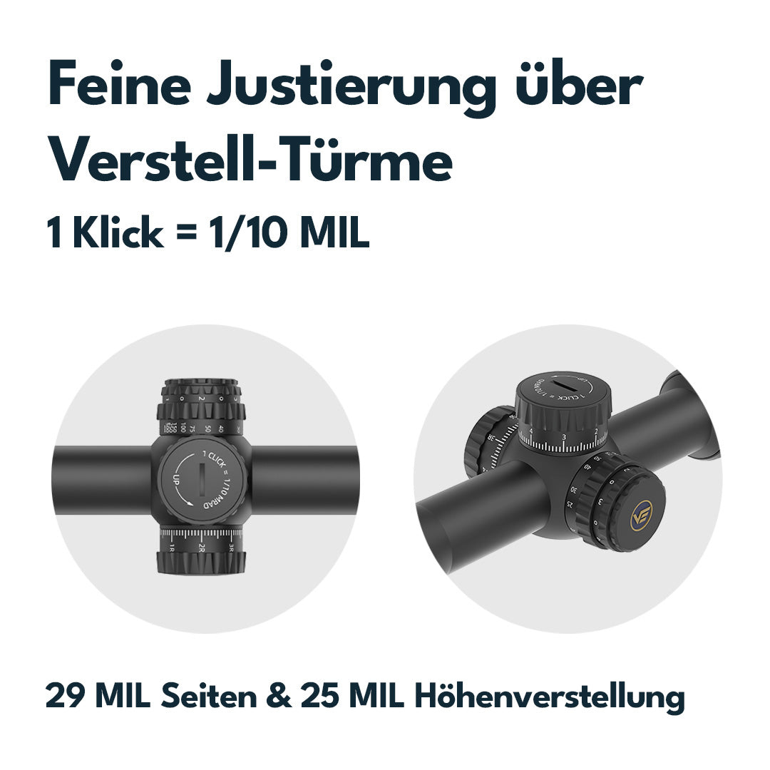 Vector Optics Zielfernrohr SCFF-64 Tauron 3-18x50 FFP GenII