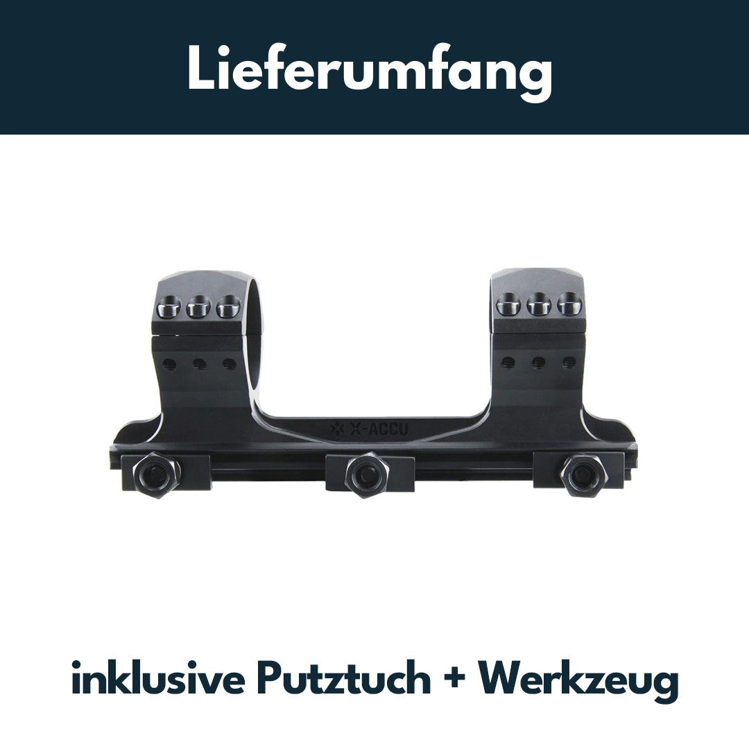 Vector Optics SCTM-57 X-Accu Blockmontage für 34mm Tubus, 21mm Picatinny, h=40mm