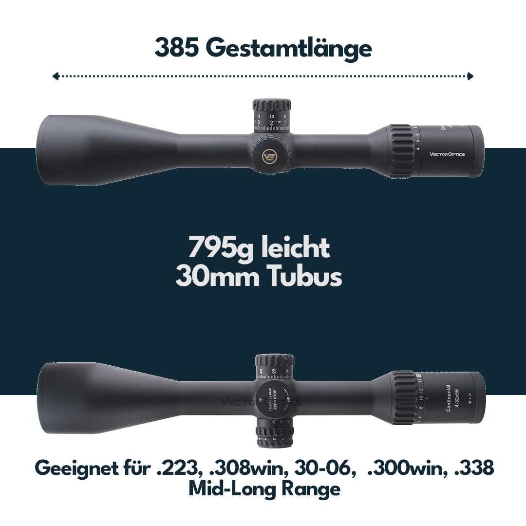 Vector Optics SCOL-T51 Continental x8 4-32x56SFP ED Tactical