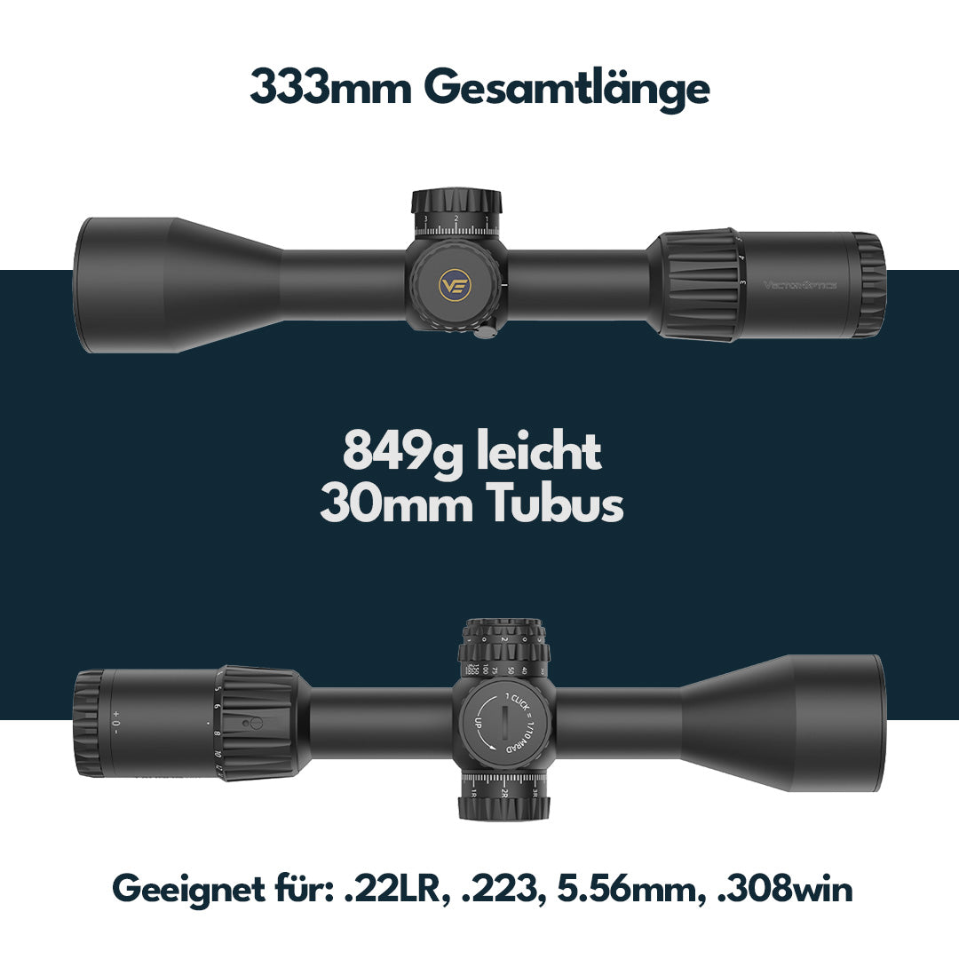 Vector Optics Zielfernrohr SCFF-64 Tauron 3-18x50 FFP GenII