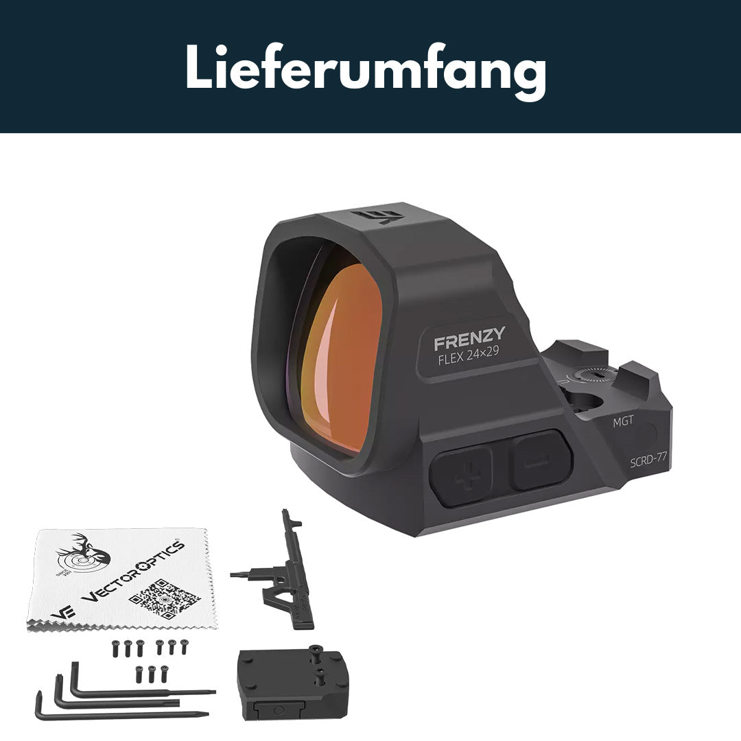 Vector Optics SCRD-76 Frenzy FLEX 24x29 MGT 6MOA Red Dot