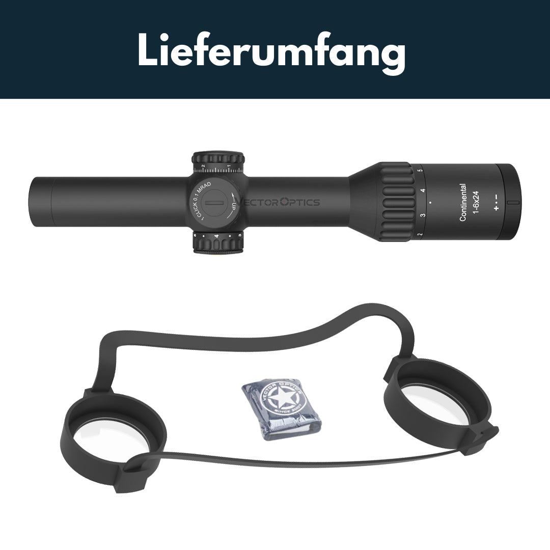 Vector Optics SCOC-44 Continental x6 1-6x24i Fiber