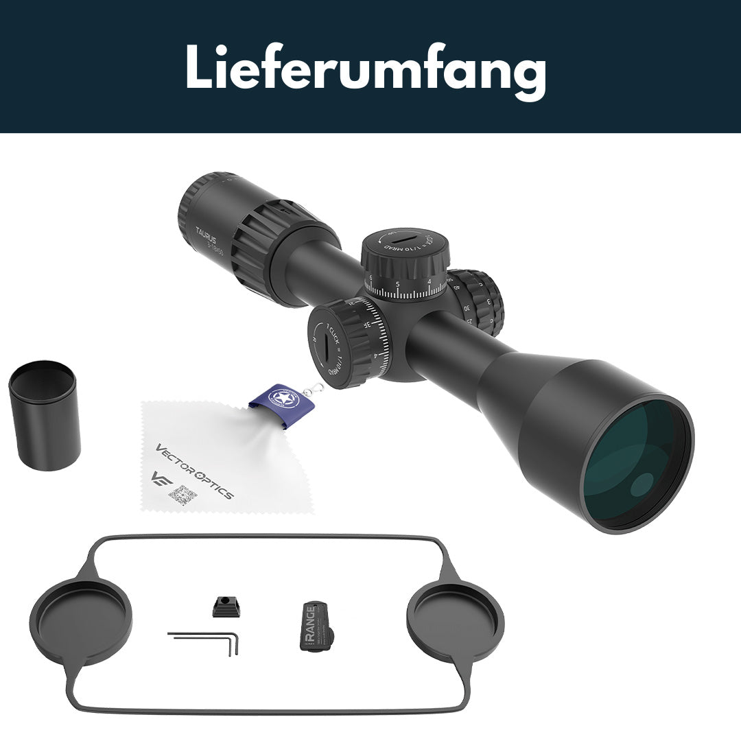 Vector Optics Zielfernrohr SCFF-64 Tauron 3-18x50 FFP GenII