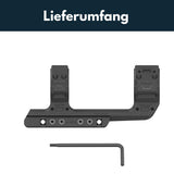 Vector Optics XASR-3476 34mm X-MOD 1.5'' One Piece Extended Picatinny Mount h=38mm