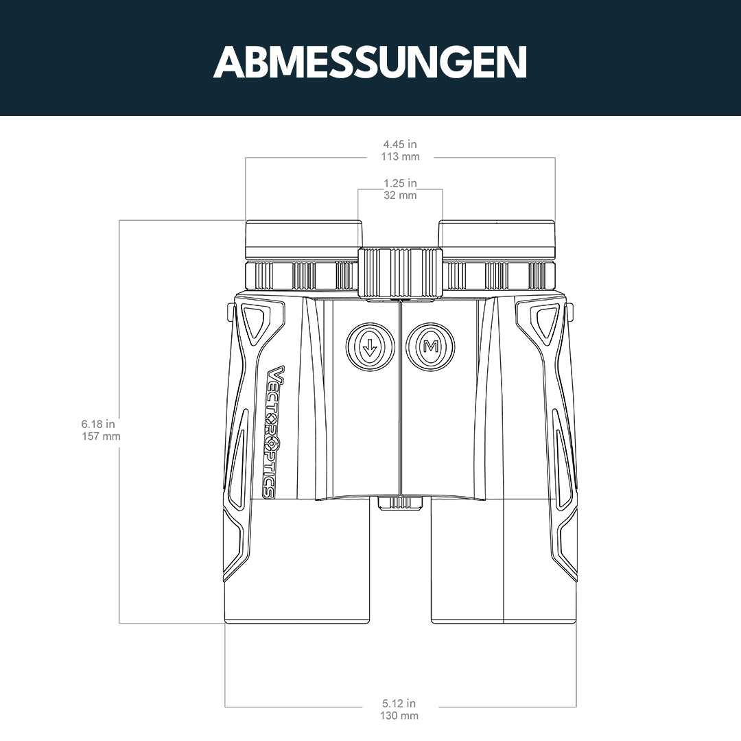 Vector Optics SCBRF-02 Paragon 10x42 Fernglas mit Entfernungsmesser