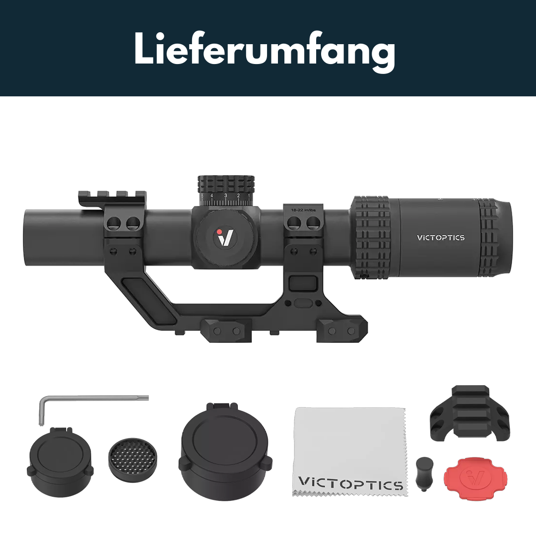 Victoptics OPSL122 S6 1-6x24 mit Blockmontage