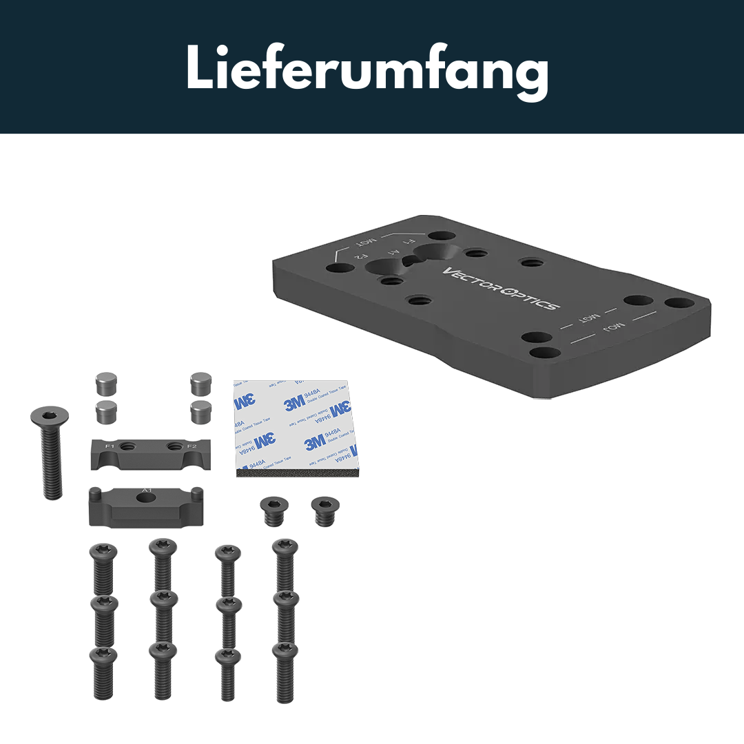 Vector Optics SCFRM-GK10 2in1 Glock Montage für Reflexvisiere mit MOJ & MGT Footprint