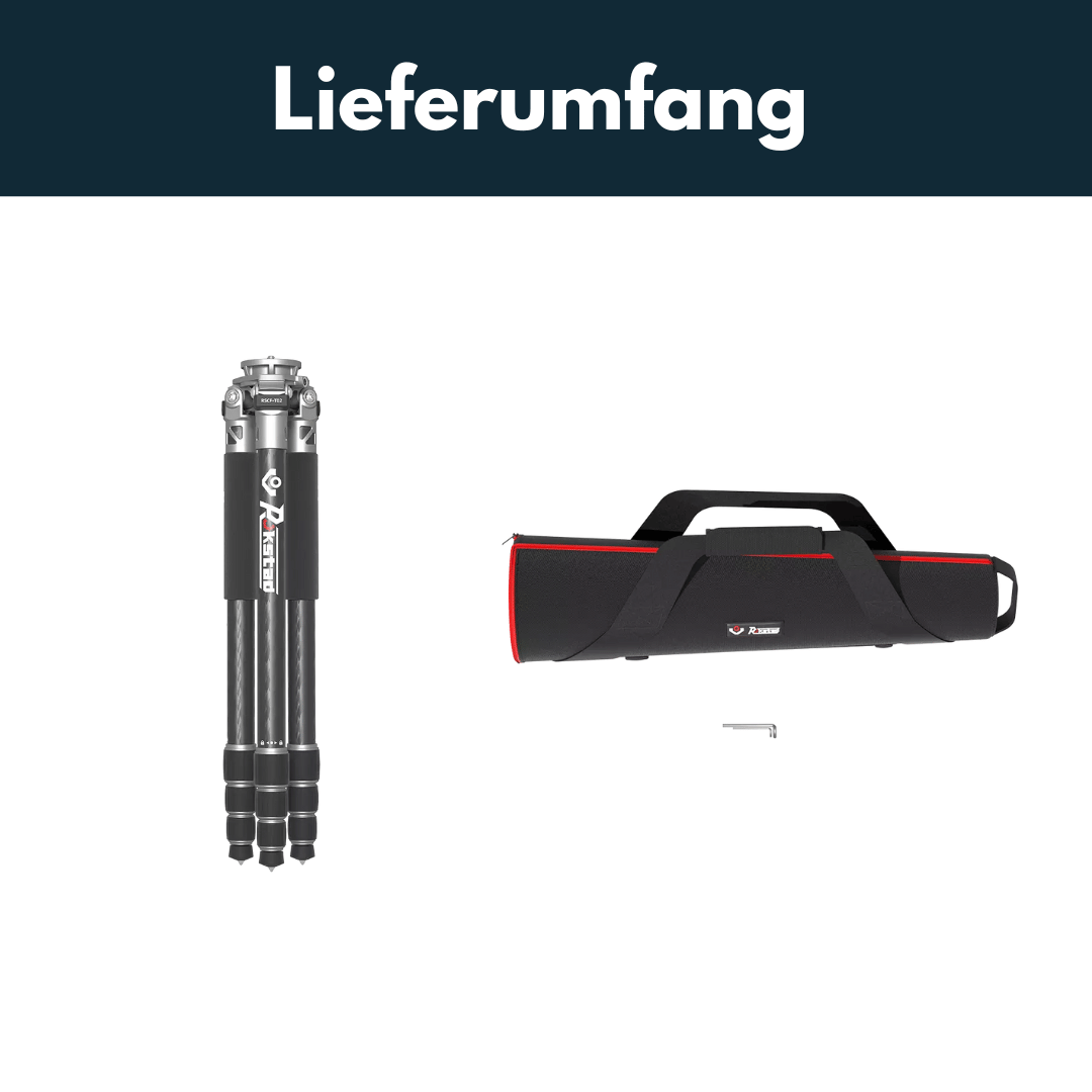 Vector Optics RSCF-T02 Rokstad 25-38cm Tripod Stativ aus Carbonfaser