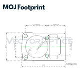 Vector Optics SCRDM-08 Glock Montage für Reflexvisiere mit MOJ (RMR) Footprint