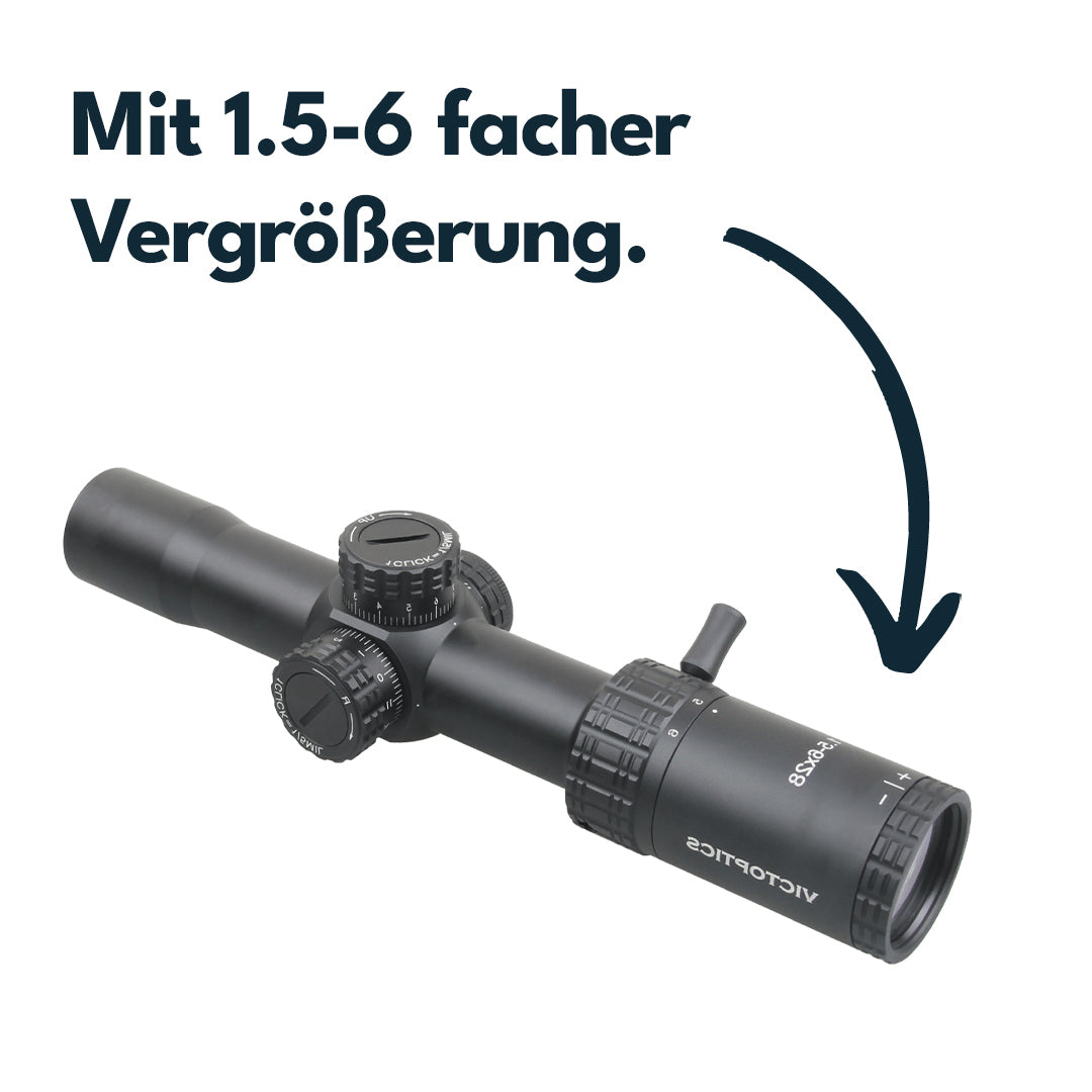 VICTOPTICS S4 1.5-6x28 光学機器 S4 1.5-6x28 – Vector Optics EU Online Store