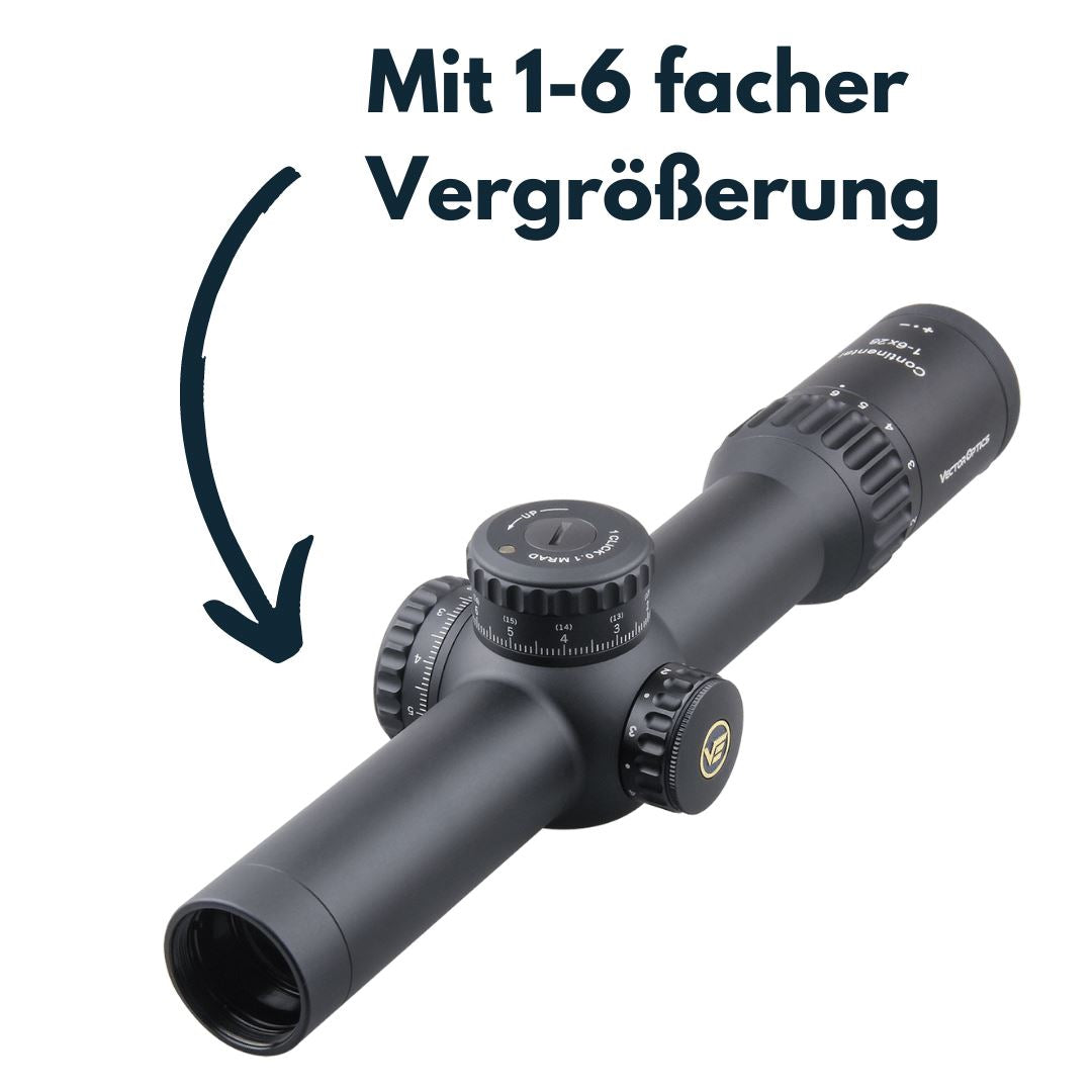 トイガン Vector optics 1-6x28 FFP SCFF-31 34mm Continental x6 1-6x28 FFP Riflescope - Rifle Scopes