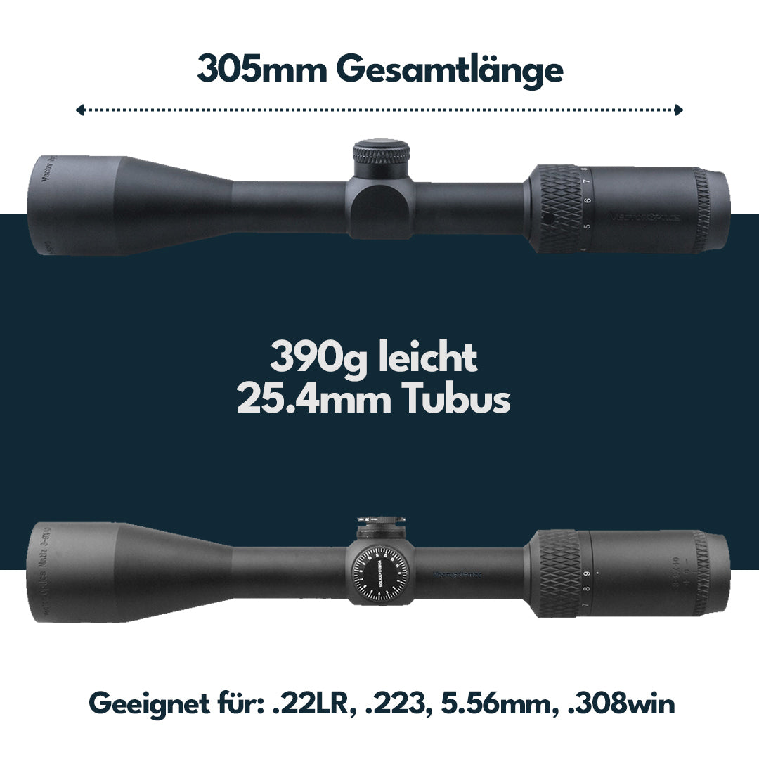 Vector Optics SCOM-32 Matiz 3-9x40 MIL SFP