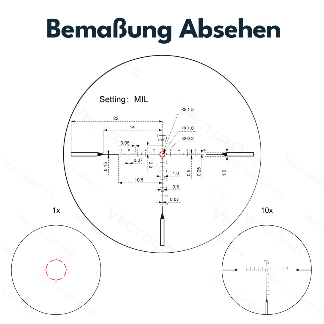 Vector Optics SCFF-48 Continental x10 1-10x28FFP ED