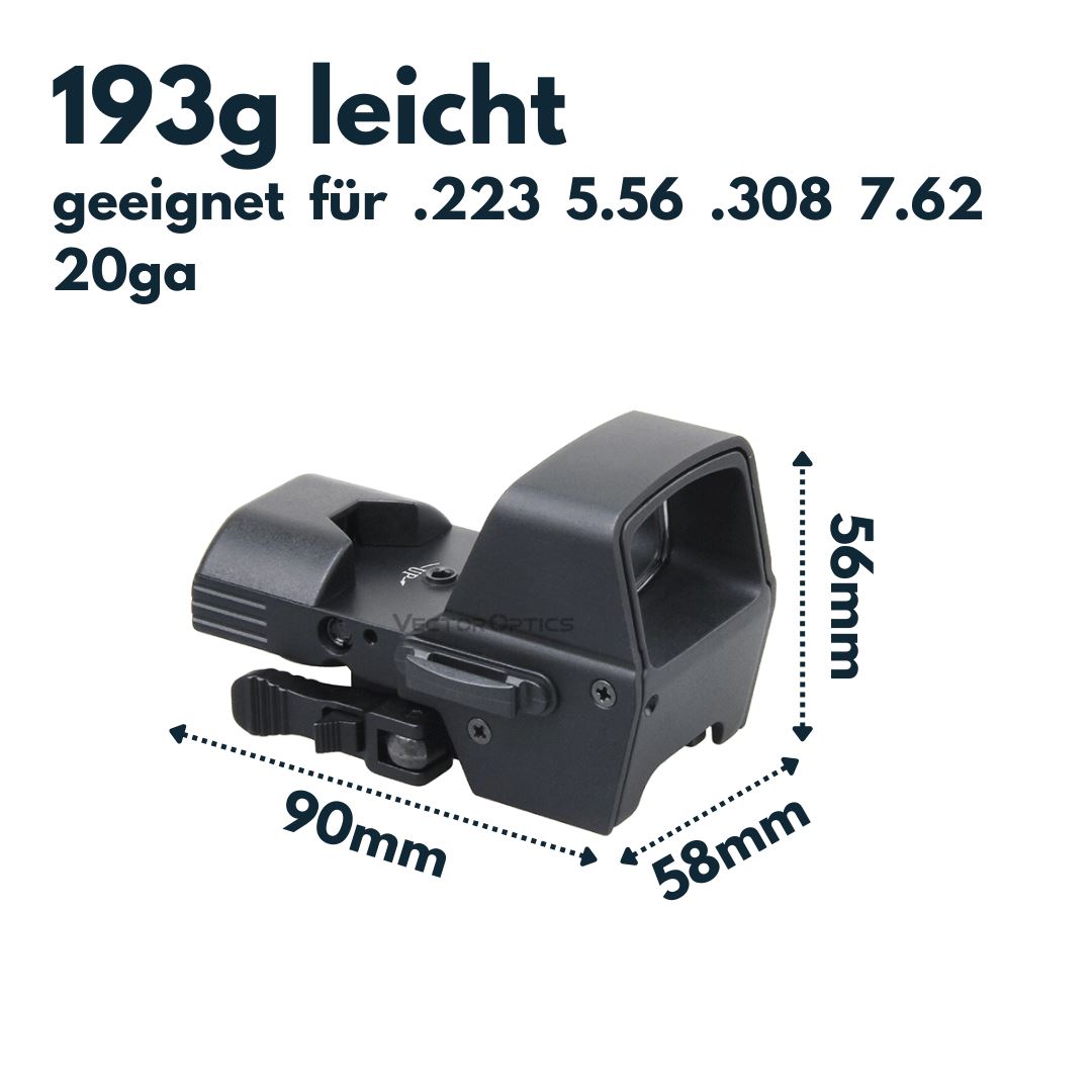 Vector Optics SCRD-48 Omega 1x23x35 Multi Reticle – Vector Optics Shop