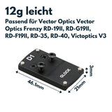 VECTOR OPTICS SCRDM-01 Montage für Glock passend für Mini-Reddot Montagen Vector Optics 