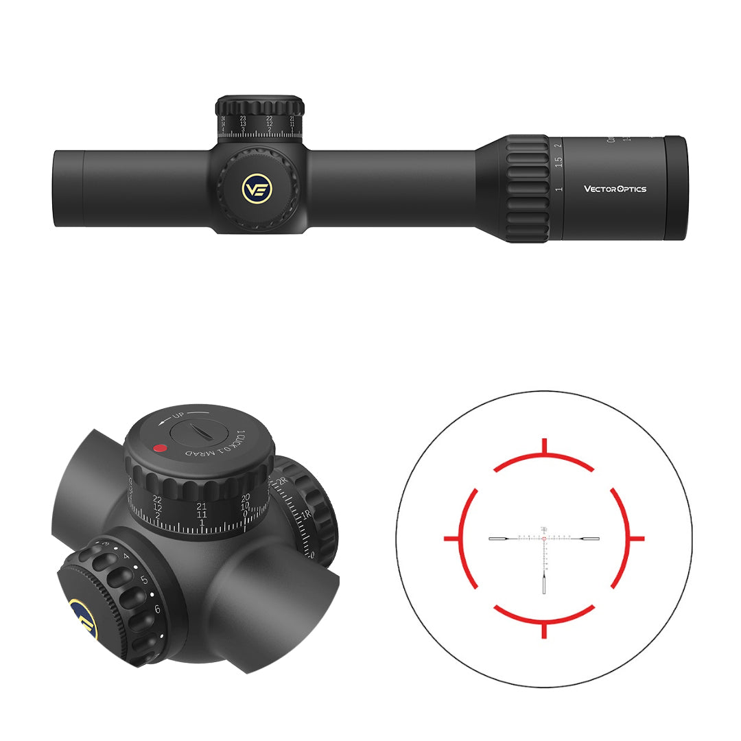 Vector Optics SCFF-48 Continental x10 1-10x28FFP ED