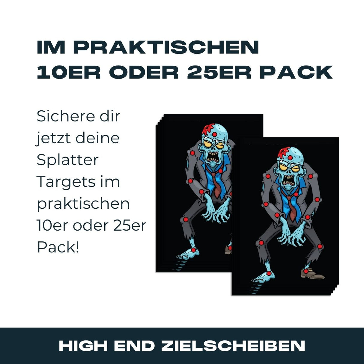 Splatter-Target 45x30cm - Z1