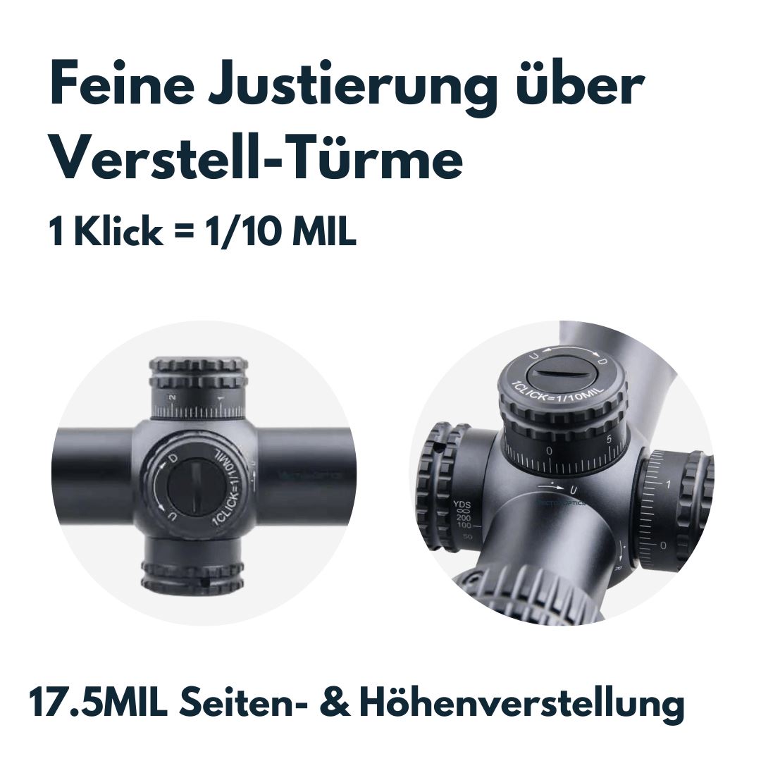 Vector Optics SCFF-22 Veyron 4-16x44FFP 21mm Picatinny