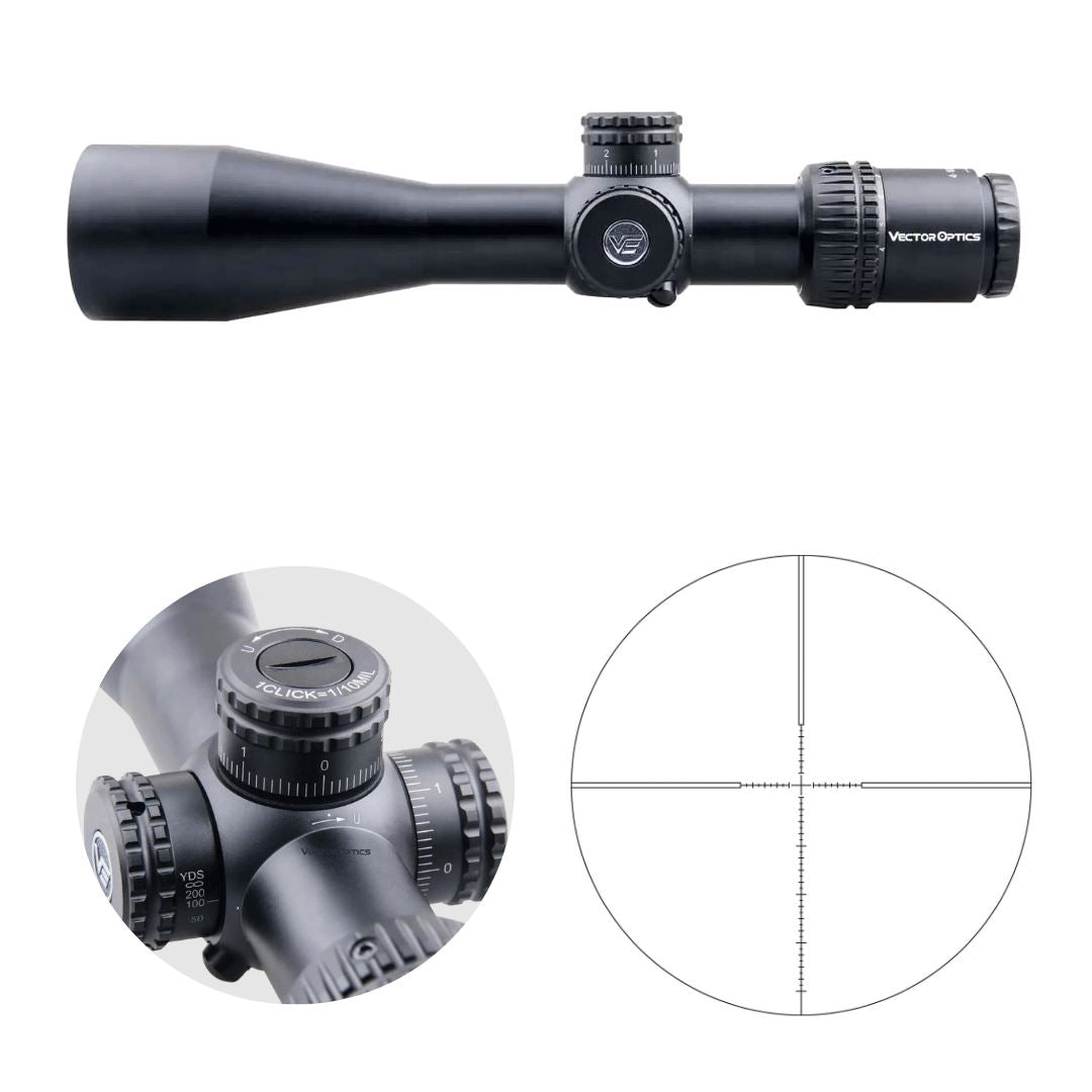 Vector Optics SCFF-22 Veyron 4-16x44FFP 21mm Picatinny