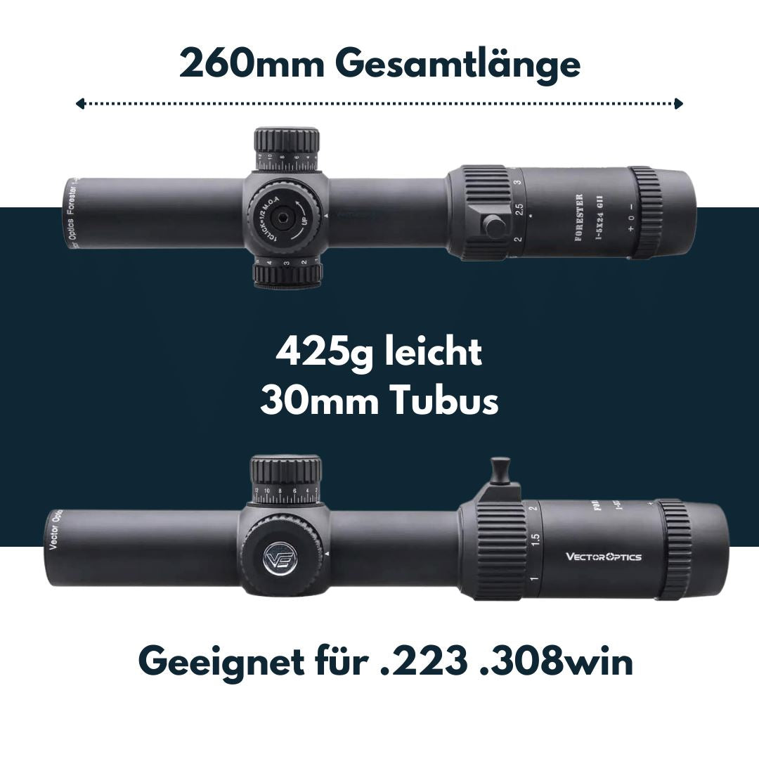 Vector Optics SCOC-03II Forester 1-5x24SFP GenII