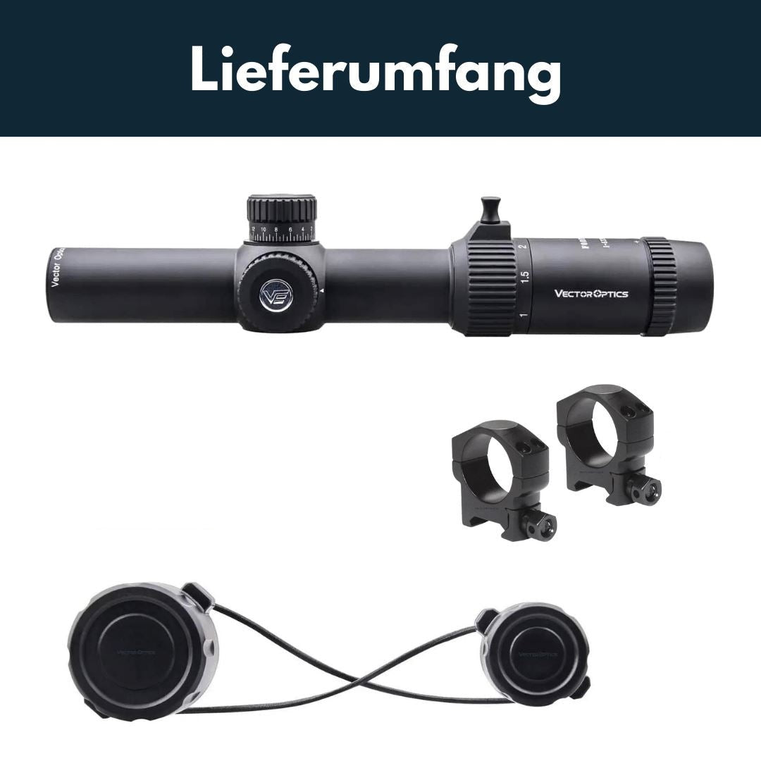 Vector Optics SCOC-03II Forester 1-5x24SFP GenII – Vector Optics Shop