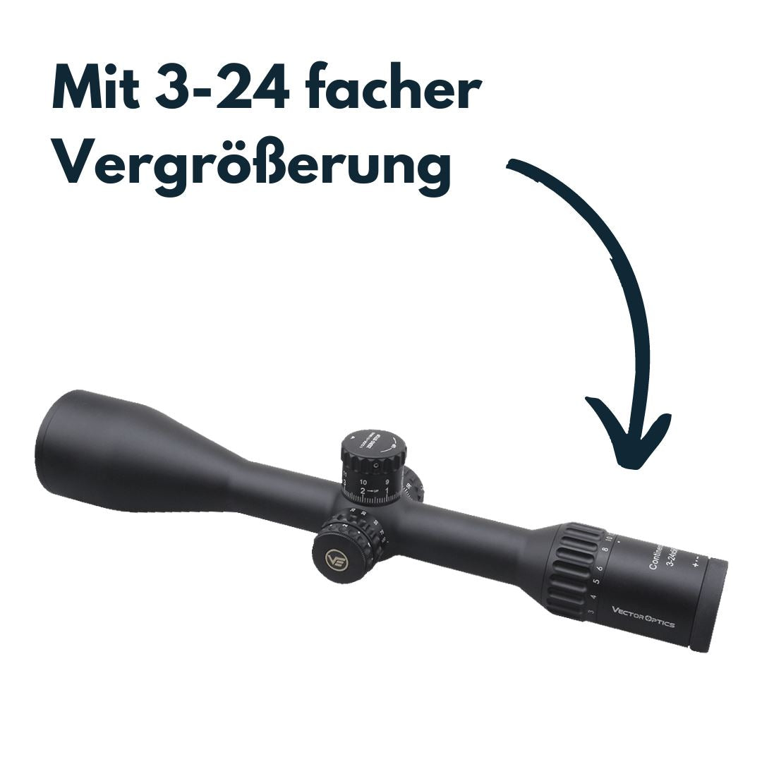 Vector Optics SCOL-T50 Continental x8 3-24x56 ED SFP Tactical
