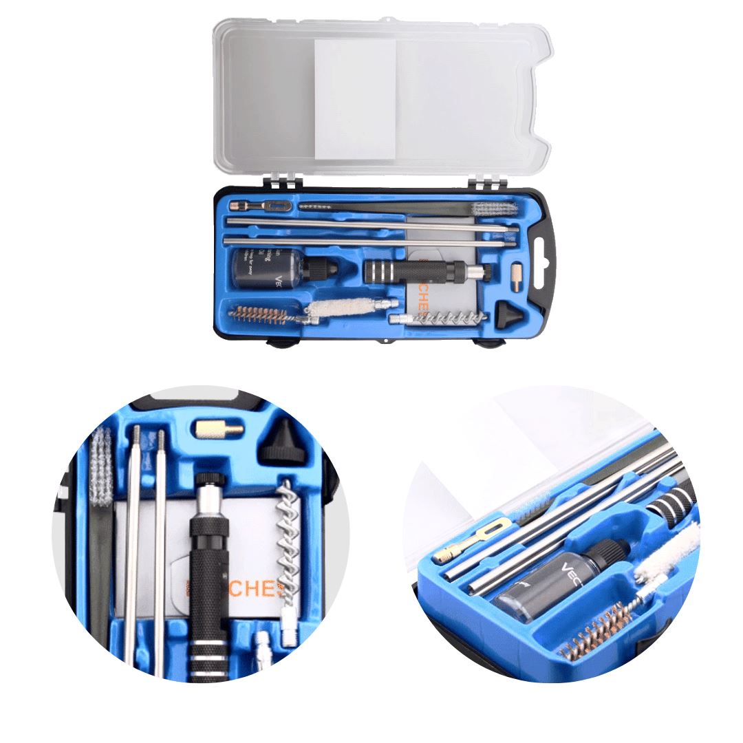 Vector Optics SCCK-10 Gunpany 19 Teile Waffenreinigungsset für Luftgewehre .177 und .22 Waffenpflege & Werkzeug Vector Optics 